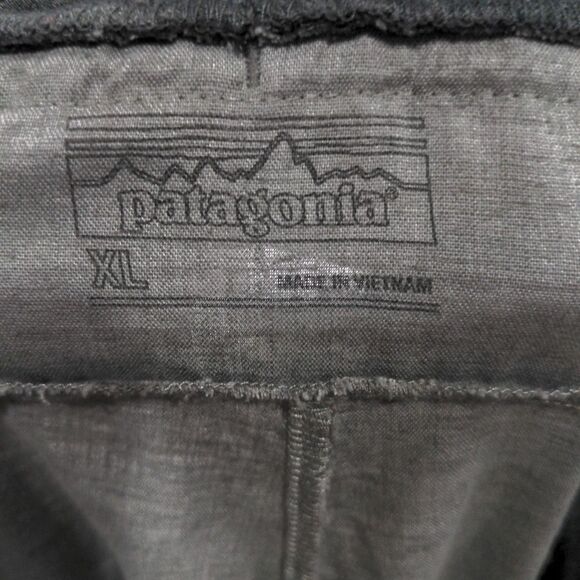 Patagonia Womens Hampi Rock Jogger Pant Size XL Gray Hiking Climbing Hemp Blend - Picture 8 of 13